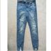 American Eagle Outfitters Jeans | American Eagle Highest Rise Waist Distressed Jeggings Skinny Jeans Size 6 New | Color: Blue | Size: 6