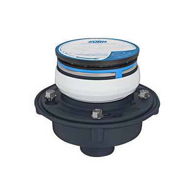 Zurn Elkay ZN415-2NL-5BZ1 EZ1 Cast Iron Floor and Shower Drain with 5" Round Type B Polished Nickel Bronze Strainer and 2" Neo-Loc Outlet