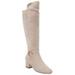 Extra Wide Width Women's The Ruthie Wide Calf Boot by Comfortview in Oyster Pearl (Size 10 WW)