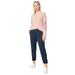 Plus Size Women's Modern Stretch Chino Pants by ellos in Navy (Size 16)