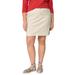 Plus Size Women's Chino Skort by ellos in Stone (Size 16)