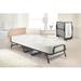 Jay-Be Hospitality Folding Bed w/ Deep Sprung Mattress Wood/Metal in Black/Brown/White | 20.1 H x 30 W x 78 D in | Wayfair 106801
