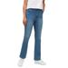 Plus Size Women's Bootcut Stretch Jeans by ellos in Light Stonewash (Size 20)