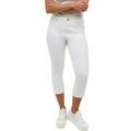 Plus Size Women's Stretch Slim Capris by ellos in White (Size 30)