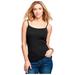 Plus Size Women's Knit Camisole by ellos in Black (Size 30/32)