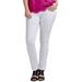 Plus Size Women's Slim 5-pocket Jeans by ellos in White (Size 28)