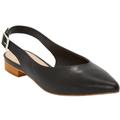 Women's Slingback Flats by ellos in Black (Size 9 1/2 M)