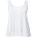 Plus Size Women's Lace-Trim Tank by ellos in White (Size 18/20)