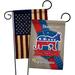 Breeze Decor Every Vote Counts Impressions Decorative 2-Sided Polyester 19 x 13 in. Garden Flag in Blue/Gray/Red | 18.5 H x 13 W in | Wayfair