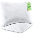 Zen Bamboo Pillows - Queen Size, Ultra Plush, Down Alternative, Cooling Pillow 2 Pack – Machine Washable w/Cool, Breathable Cover