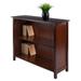Rebrilliant Eleia 30" H x 39" W Standard Bookcase Wood in Brown/Red | 30 H x 39 W x 13 D in | Wayfair DA7A22B8F2FD4556977F056252E08572