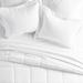 Andover Mills™ Mirabal Microfiber 8 Piece Bedding Set Polyester/Polyfill/Microfiber in White | Twin XL Comforter + 5 Additional Pieces | Wayfair
