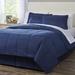 Andover Mills™ Mirabal Microfiber 8 Piece Bedding Set Polyester/Polyfill/Microfiber in Blue/Navy | Twin XL Comforter + 5 Additional Pieces | Wayfair