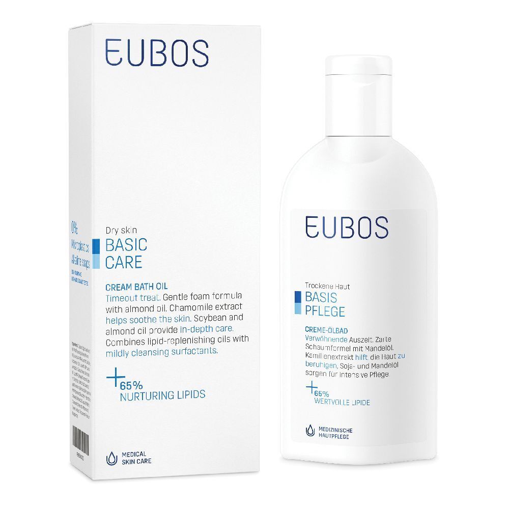 EUBOS® Olio da bagno per pelli secche 200 ml