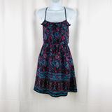 American Eagle Outfitters Dresses | American Eagle Spaghetti Strap Dress Pockets Xs | Color: Blue/Red | Size: Xs