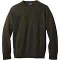 Pendleton Men's Shetland Crew Neck Sweater Pullover, Dark Army Green, Medium