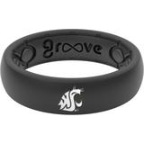 Men's Groove Life Black Washington State Cougars Thin Ring