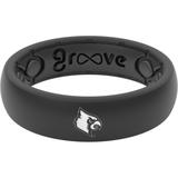 Men's Groove Life Black Louisville Cardinals Thin Ring