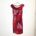 Anthropologie Dresses | Anthropologie Dress Red Midi Sleeveless Size Small | Color: Red | Size: S