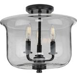 Progress Lighting Winslett 13 Inch 3 Light Semi Flush Mount - P350153-031