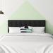 Wade Logan® Karp Panel Headboard Upholstered/Polyester in Black | 47.5 H x 80.25 W x 3 D in | Wayfair 8727A716A5464D8DA5329AC53D8204BB