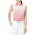 PUMA Women's 2020 Ombre Sleeveless Polo, Rapture Rose, X-Large