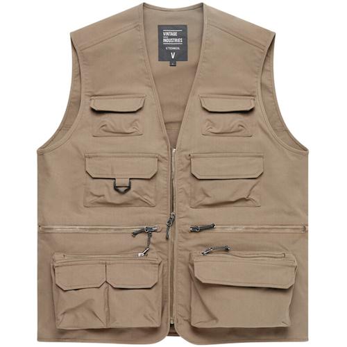 Vintage Industries Legend Weste, beige, Größe M