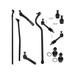 1998-1999 Dodge Ram 2500 Front Ball Joint Sway Bar Link Tie Rod End Kit - TRQ PSA58965