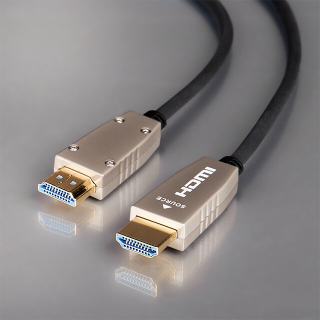 celexon UHD Optical Fibre HDMI 2.0b Active Kabel 20m, schwarz Image