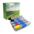 Green2Print Toner Toner-Set, 4 Kartuschen 4x 1500 Seiten passend für OKI MC363DN, MC363, C332DNW, C332DN, C332