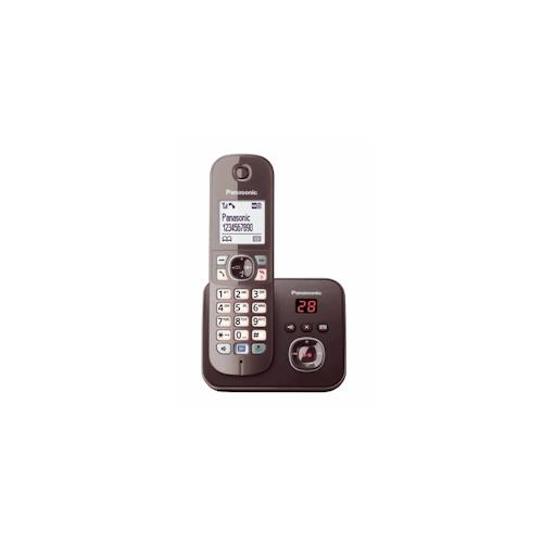 Panasonic KX-TG6821GA Telefon DECT-Telefon Anrufer-Identifikation Braun