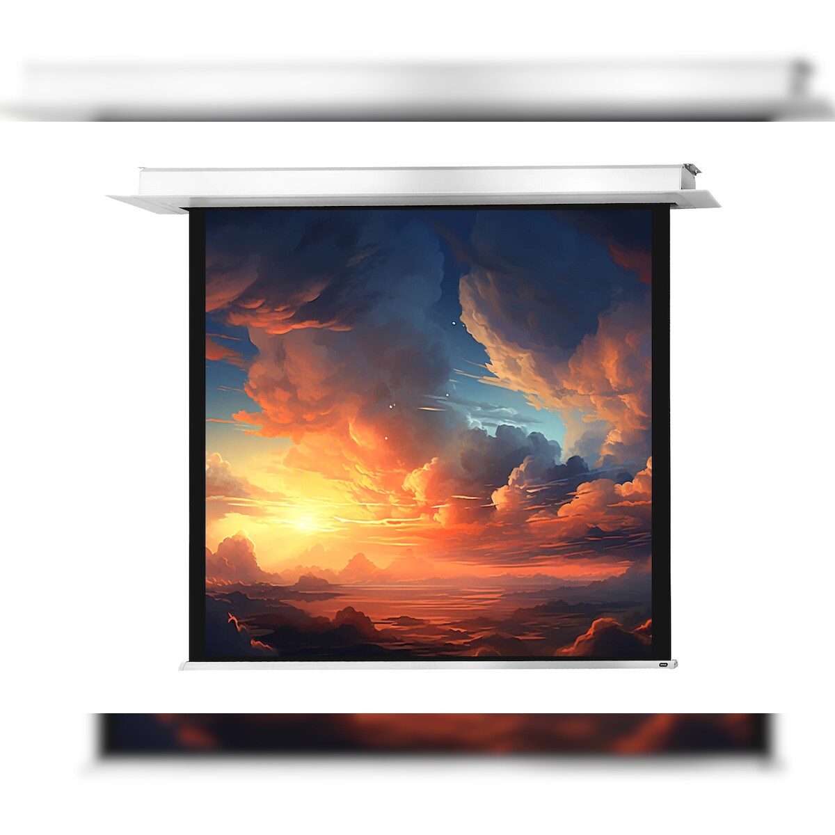 celexon Deckeneinbauleinwand Motor Professional Plus 220 x 220 cm Image