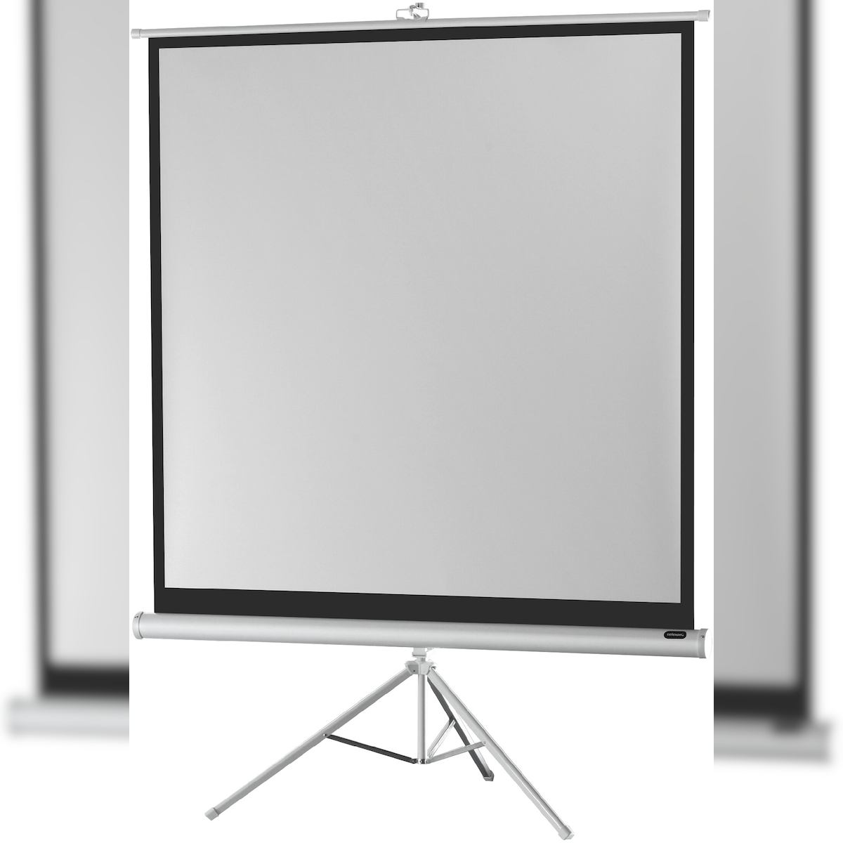 celexon Stativleinwand Economy 133 x 133 cm - White Edition Image