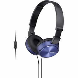 Sony MDR-ZX310AP Kopfhörer Verkabelt Kopfband Anrufe/Musik Blau Image