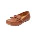 Wide Width Women's The Ridley Slip On Flat by Comfortview in Cognac (Size 7 1/2 W)