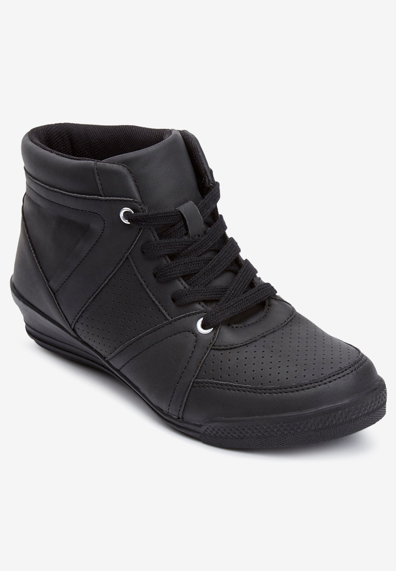 Women's CV Sport Honey Sneaker by Comfortview in Black (Size 10 1/2 M)