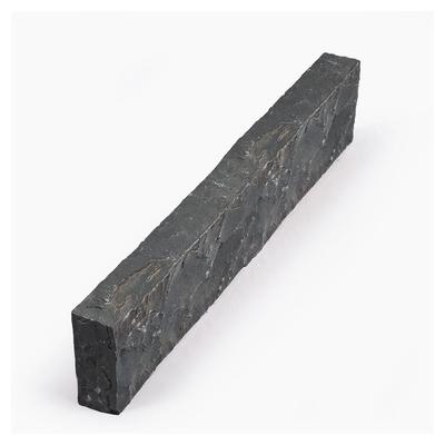 Seltra Natursteine Rasenkanten SANOKU® Basalt anthrazit-schwarz Oberfläche eben gespalten, 8x20x75 cm