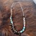 Anthropologie Jewelry | Anthropologie Beaded Multi-Color Necklace | Color: Black/Blue | Size: Os