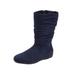 Extra Wide Width Women's The Aneela Wide Calf Boot by Comfortview in Navy (Size 11 WW)