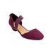 Extra Wide Width Women's The Camilla Pump by Comfortview in Dark Berry (Size 10 1/2 WW)