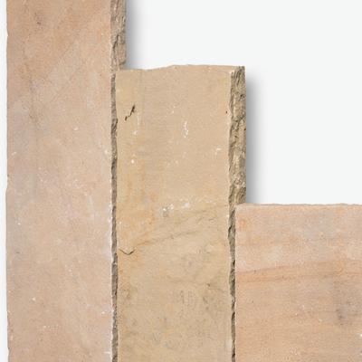 Seltra Natursteine Palisaden MANDRA Sandstein gelb-hellbeige, 7-9x25 cm, 150 cm Image