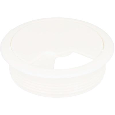 Kabeldurchlass Kabelführung Kabeldurchführung Kunststoff rund weiss ø 60mm