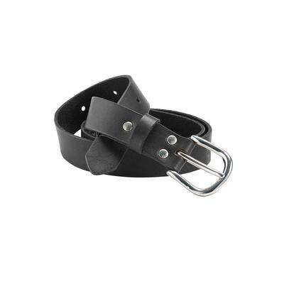 Women's Leather Belt by ellos in Black (Size 22/24)