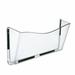 Azar Displays Clear Plastic Wall Mount File Holder w/ Magnets, 4-Pack | 7 H x 14.75 W x 3 D in | Wayfair 250045