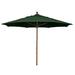 Darby Home Co Sanders 9' Octagonal Market Umbrella Metal in Brown | Wayfair DBHM7777 42916738