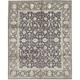 Black/Gray 98 x 0.25 in Area Rug - Bokara Rug Co, Inc. Hand-Knotted High-Quality Brown & Cream Area Rug Silk/Wool | 98 W x 0.25 D in | Wayfair