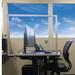 Ghent Desktop Acrylic 1 Panel Desk Privacy Panel | 59.25 H x 24.25 W x 1 D in | Wayfair DPSC2459-A