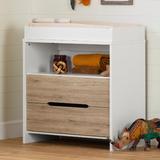 South Shore Cookie Changing Table Dresser Wood in White | 37 H x 34.25 W x 18.25 D in | Wayfair 12676