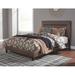 Latitude Run® Abaan Low Profile Platform Bed Upholstered in Brown | 44 H x 82 W x 89 D in | Wayfair ECE9BA64D4DC4A09AC66425663BC0E9F