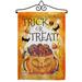 Breeze Decor Trick or Treat Candys 2-Sided Polyester 13 x 19 in. Flag Set in Orange | 18.5 H x 13 W in | Wayfair BD-HO-GS-112078-IP-BO-02-D-US18-BD